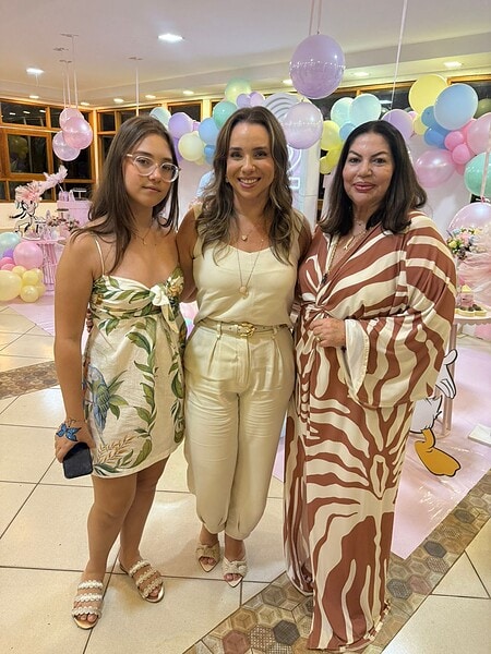 A pequena Maria Clara Rebecca comemorou seus dois aninhos em grande estilo