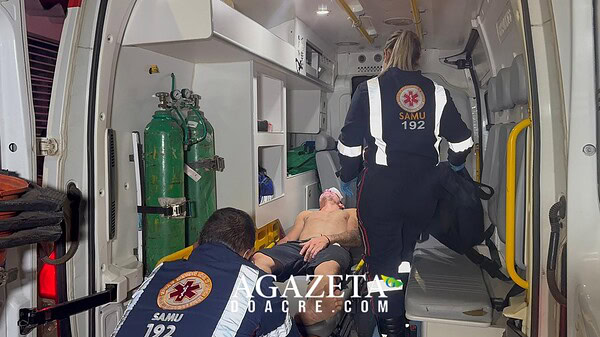 Garçom é perseguido e agredido com ripa por motociclista no bairro Conquista, em Rio Branco