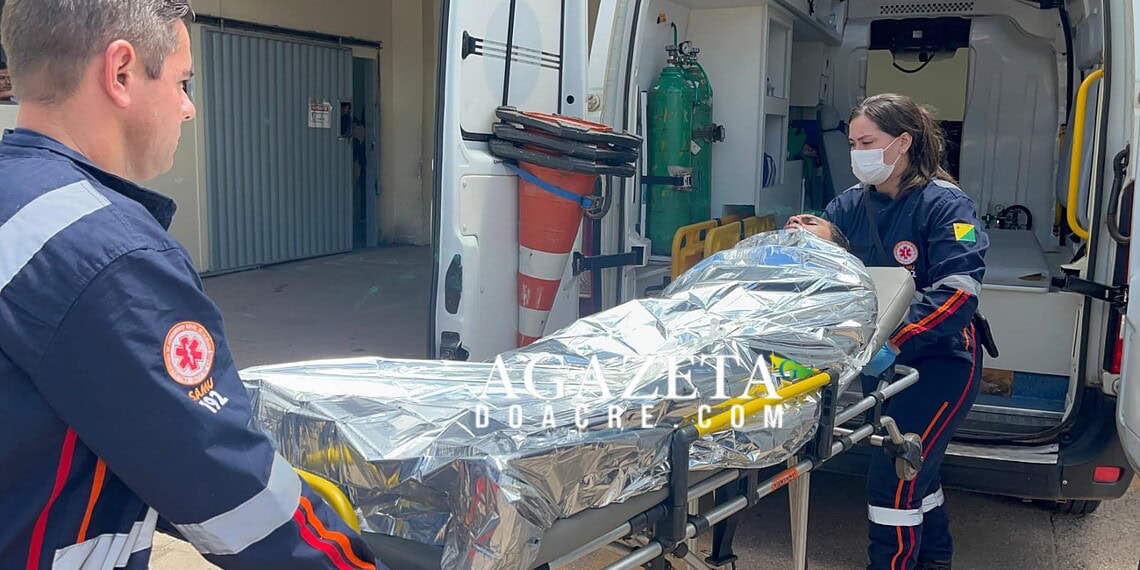 Trabalhador sofre descarga elétrica ao instalar outdoor às margens da BR-364 em Rio Branco