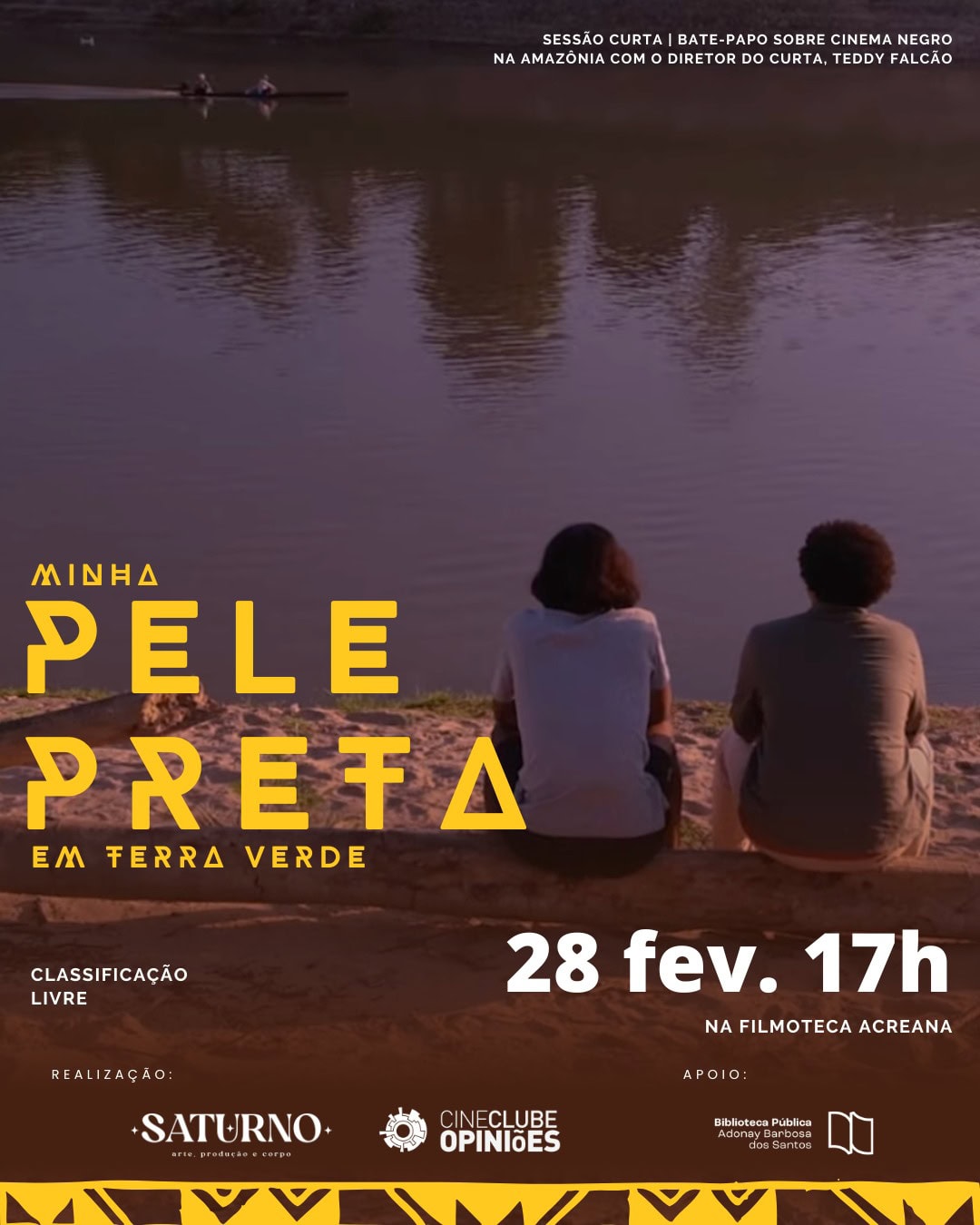 Curta “Minha Pele Preta em Terra Verde” é exibido em Rio Branco