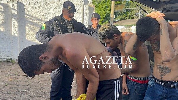 Quatro são presos por tráfico de drogas em Rio Branco após ação da Polícia Militar