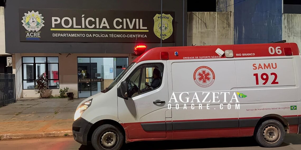 Mulher foge de tentativa de assalto em Rio Branco, busca abrigo no IML e passa mal