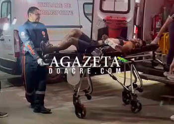 Ataque a tiros deixa dois feridos no Acre; um será transferido para Rio Branco em estado que exige cirurgia 2 Ataque a tiros deixa dois feridos no Acre; um será transferido para Rio Branco em estado que exige cirurgia