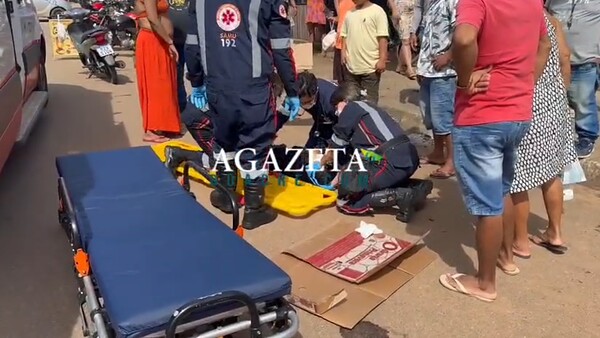 URGENTE! Criança de 7 anos é atropelada na Avenida Sobral e sofre traumatismo em Rio Branco
