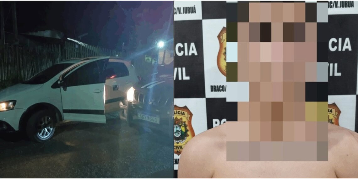 Carro roubado é recuperado e adolescente investigado por roubos e latrocínio é apreendido durante o Carnaval no Acre
