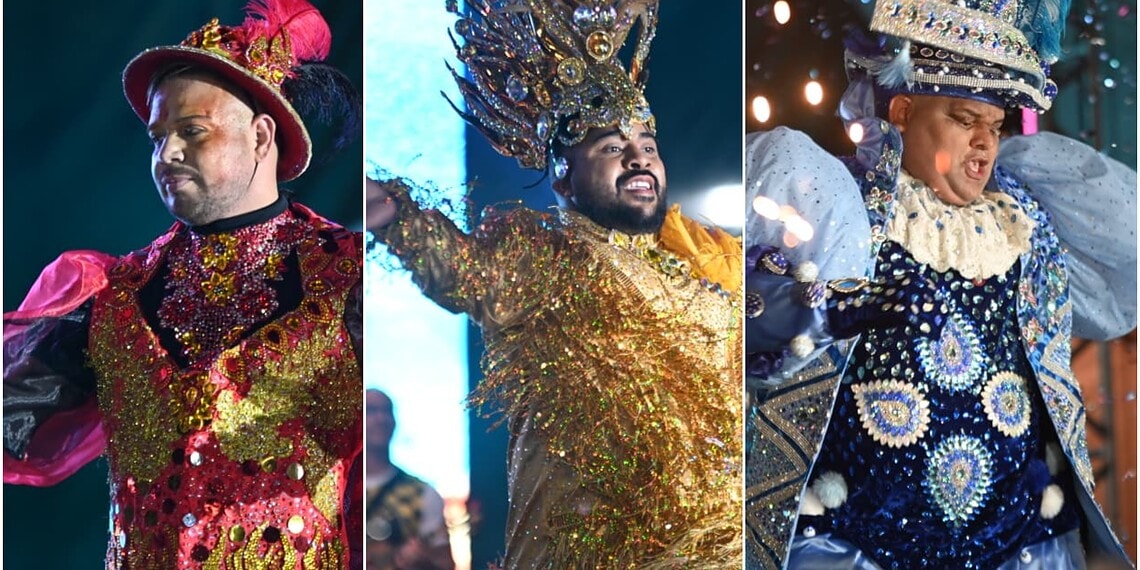 Candidatos a Rei Momo se apresentam na primeira noite do Carnaval em Rio Branco; FOTOS