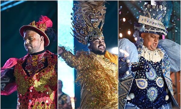 Candidatos a Rei Momo se apresentam na primeira noite do Carnaval em Rio Branco; FOTOS