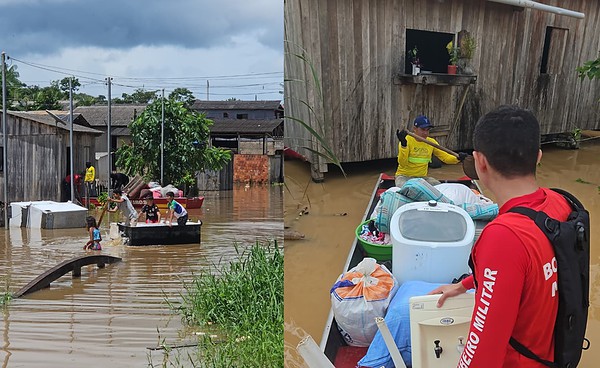 Cheia do Rio Iaco atinge 15,72 metros e deixa mais de 3,5 mil pessoas afetadas em Sena Madureira