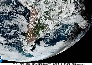 Ciclone extratropical deve atingir o Brasil na última semana de fevereiro 2 Foto: NOAA/Nasa