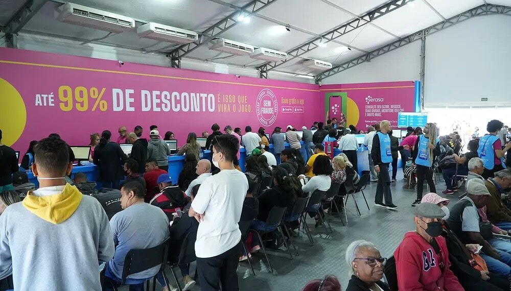 Feirão Limpa Nome começa nesta segunda com descontos de até 99% para renegociar dívidas 1 Feirão Limpa Nome — Foto: Serasa