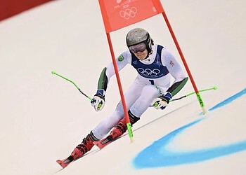 É ouro: Lucas Pinheiro conquista 1ª medalha brasileira nos Jogos de Inverno 2 O esquiador brasilo-norueguês, Lucas Pinheiro - (crédito: AFP)