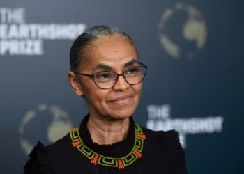 A ministra do Meio Ambiente, Marina Silva — Foto: Daniel Ramalho/AFP