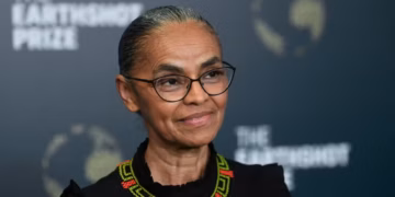 A ministra do Meio Ambiente, Marina Silva — Foto: Daniel Ramalho/AFP