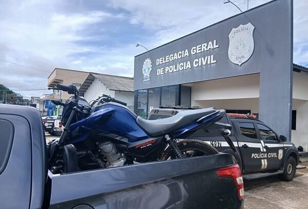 Moto furtada é localizada dois dias após crime no interior do Acre