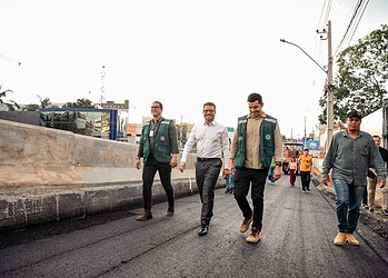 Governador acompanha o andamento da obra desde o início. Foto: Clemerson Ribeiro/Secom