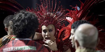 Virginia Fonseca, rainha de bateria da Grande Rio — Foto: Guito Moreto / Agência O Globo