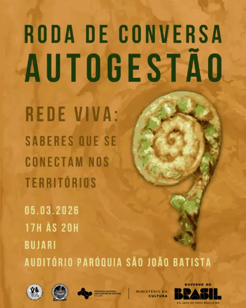 Bujari recebe roda de conversa sobre autogestão e redes culturais nesta quinta-feira