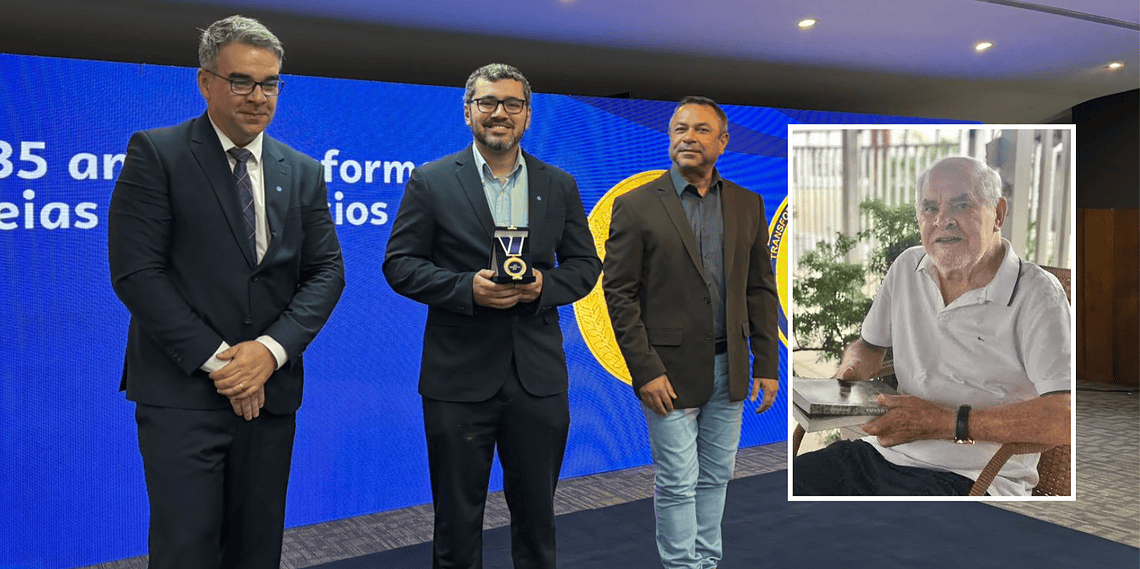 Sebrae homenageia jornalista Silvio Martinello durante celebração dos 35 anos da instituição no Acre