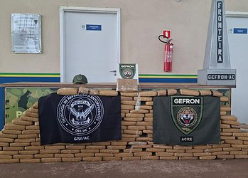 Seis são presos com mais de 200 kg de skunk durante operação na fronteira do Acre