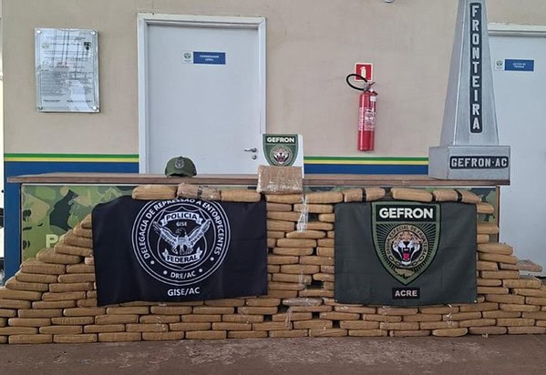 Seis são presos com mais de 200 kg de skunk durante operação na fronteira do Acre