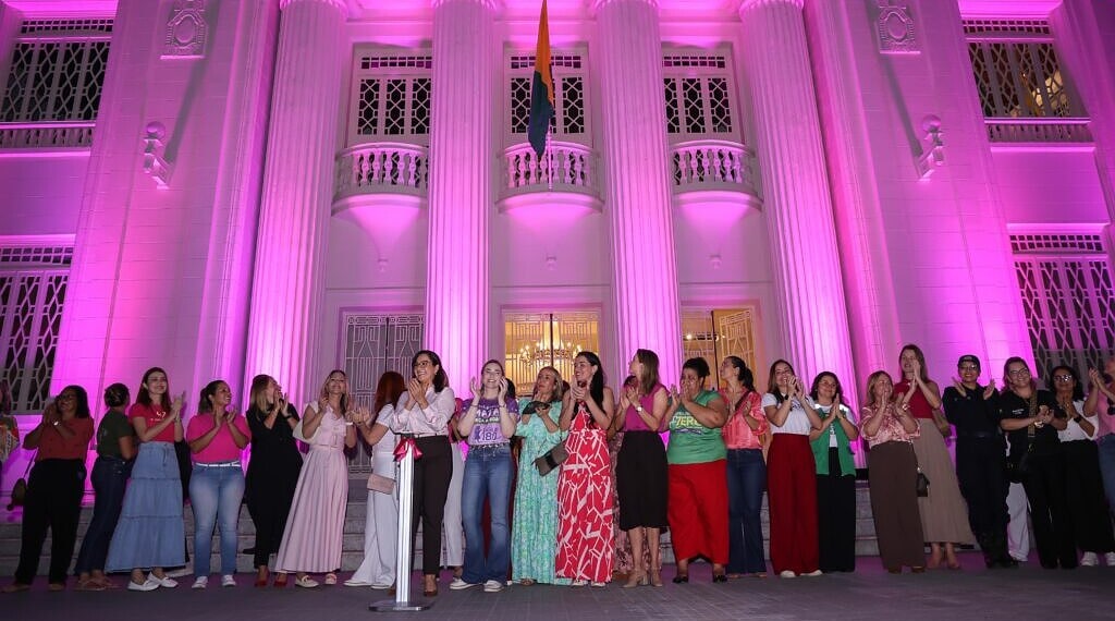 Evento teve o ascender das lues do Palácio Rio Branco. Foto: Pedro Devani/Secom.