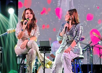 Lina Grasiela e Iana Sarquis, a dupla que abrilhantou a edição do ‘Elas cantam Roberto Carlos’ em 2025, com a canção ‘Detalhes’