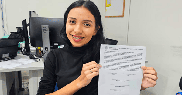 Ex-aluna da rede técnica é aprovada em seleção do Ieptec e inicia carreira como bolsista no Acre