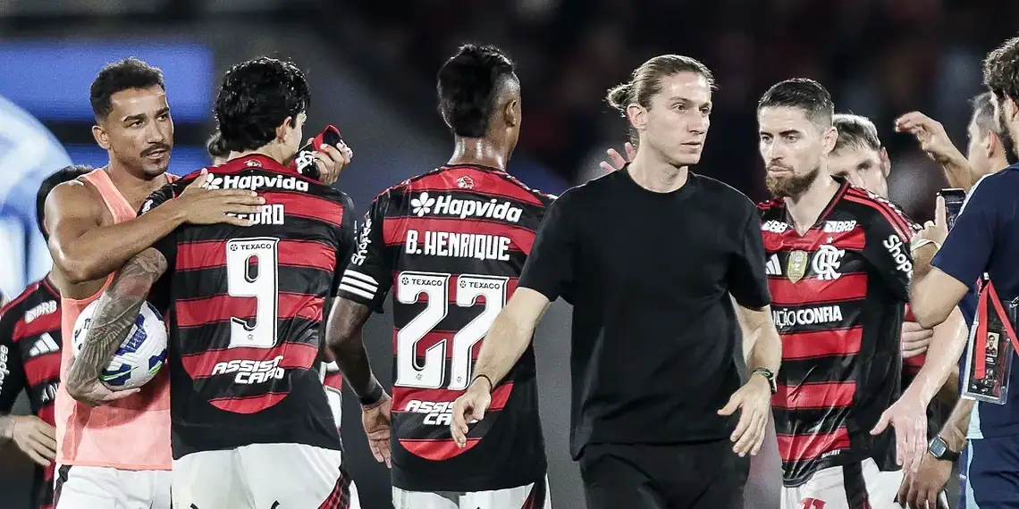Flamengo anuncia a demissão de Filipe Luís 1 Foto: Gilvan de Souza/Flamengo