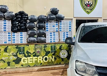 Quase 150 quilos de folhas de coca e 3,5 mil maços de cigarros são apreendidos na fronteira 3 Foto: Arquivo/Gefron