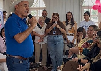 O prefeito esteve presente no evento. Foto: Reprodução