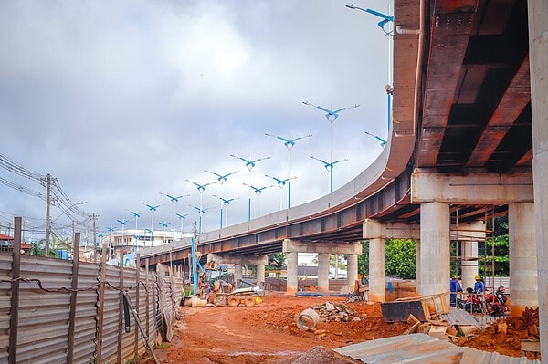 Bocalom confirma inauguração do elevado da AABB na semana que vem e mostra últimos detalhes; VÍDEO