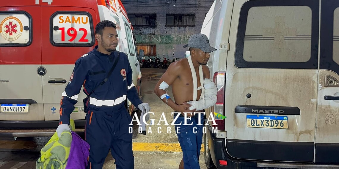 Homem é baleado em tentativa de homicídio em Brasiléia e transferido para PS de Rio Branco 1 Homem é baleado em tentativa de homicídio em Brasiléia e transferido para PS de Rio Branco