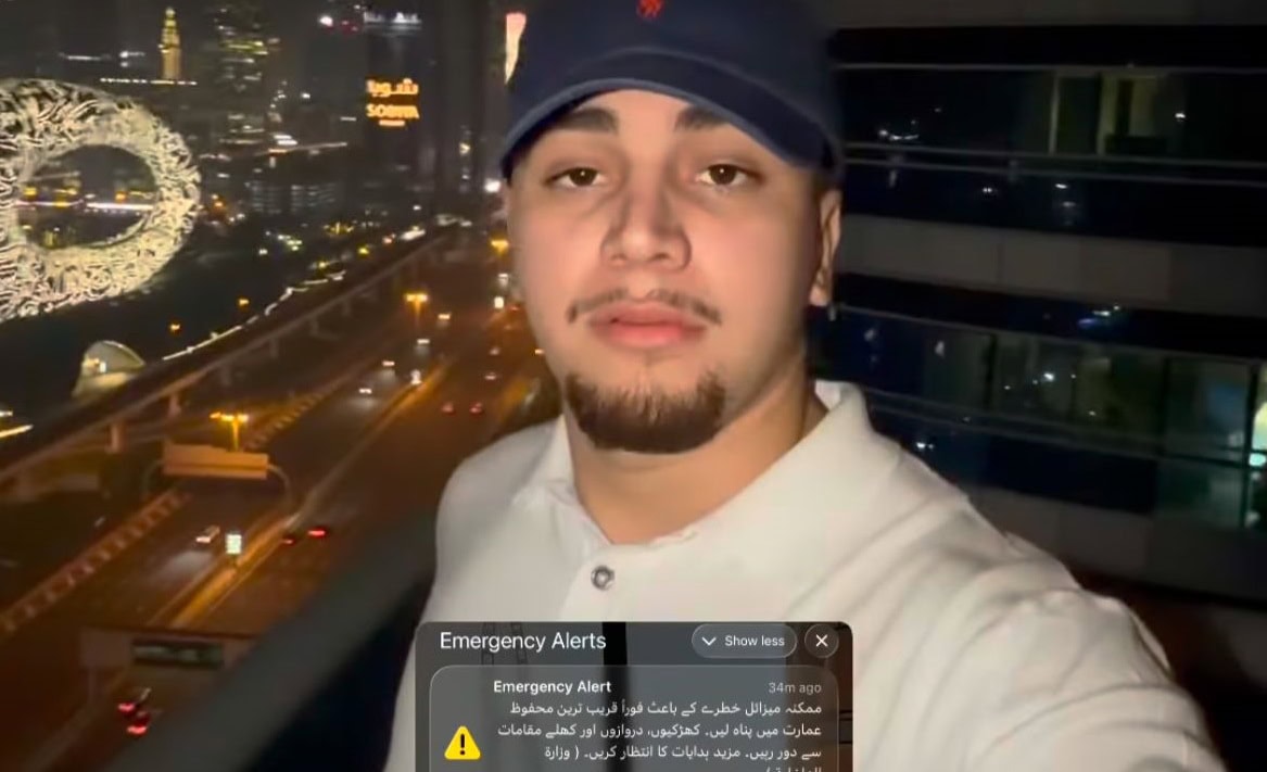 VÍDEO: Acreano relata tensão em Dubai após alerta de possível ataque com mísseis: ‘Negócio aqui tá sério’