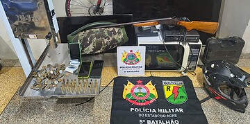 Família é feita refém durante roubo na zona rural no Acre e suspeito é preso após perseguição