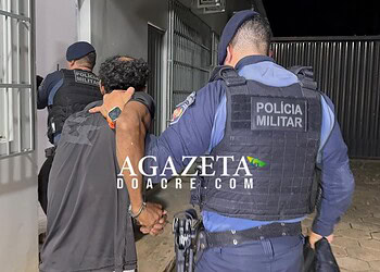 Dupla é presa com armas e suspeita de planejar ataque entre facções em Rio Branco