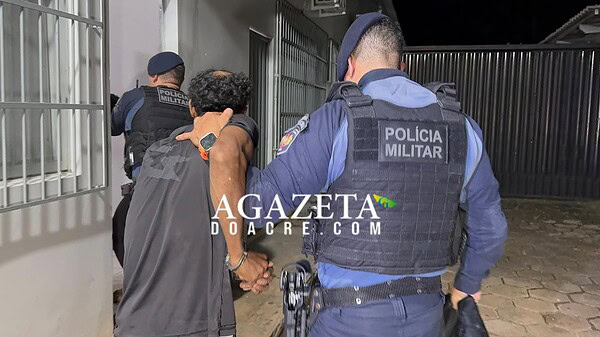 Dupla é presa com armas e suspeita de planejar ataque entre facções em Rio Branco