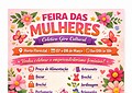Feira das Mulheres reúne 30 empreendedoras e programação cultural no Horto Florestal neste final de semana
