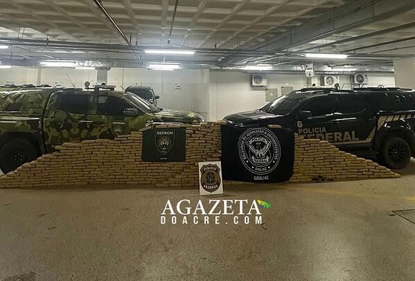 Dois são presos com mais de 600 kg de maconha e haxixe durante operação da PF e Gefron no Acre