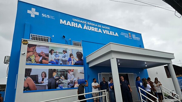 Rio Branco reinaugura UBS Maria Áurea Vilela após reforma de R$ 350 mil e inicia vacinação contra dengue