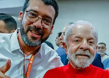 André Kamai e Lula (Foto: Assessoria)