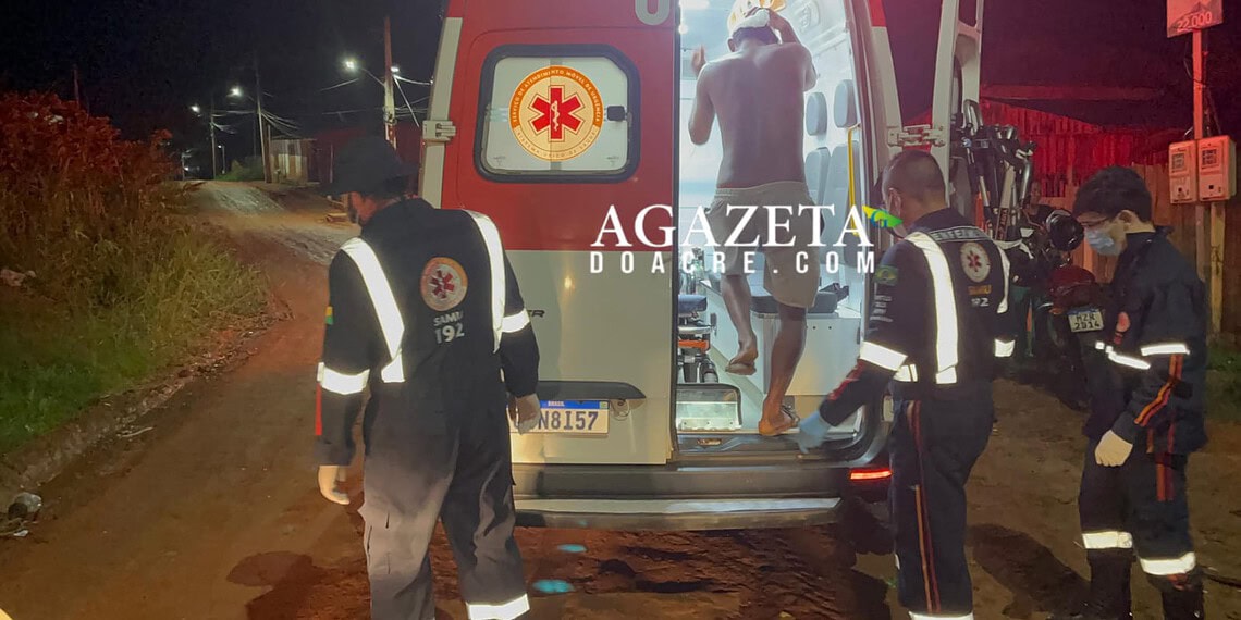 Jovem de 19 anos é esfaqueado no rosto após discussão em distribuidora no Caladinho