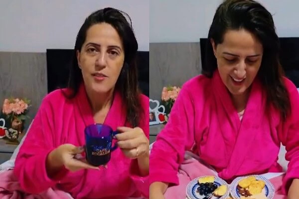 No Dia da Mulher, Bocalom leva café na cama para primeira-dama: "Mamãe, acorda"