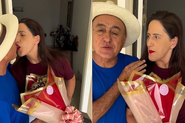 Após café surpresa, Bocalom entrega flores à primeira-dama e estende homenagem às mulheres