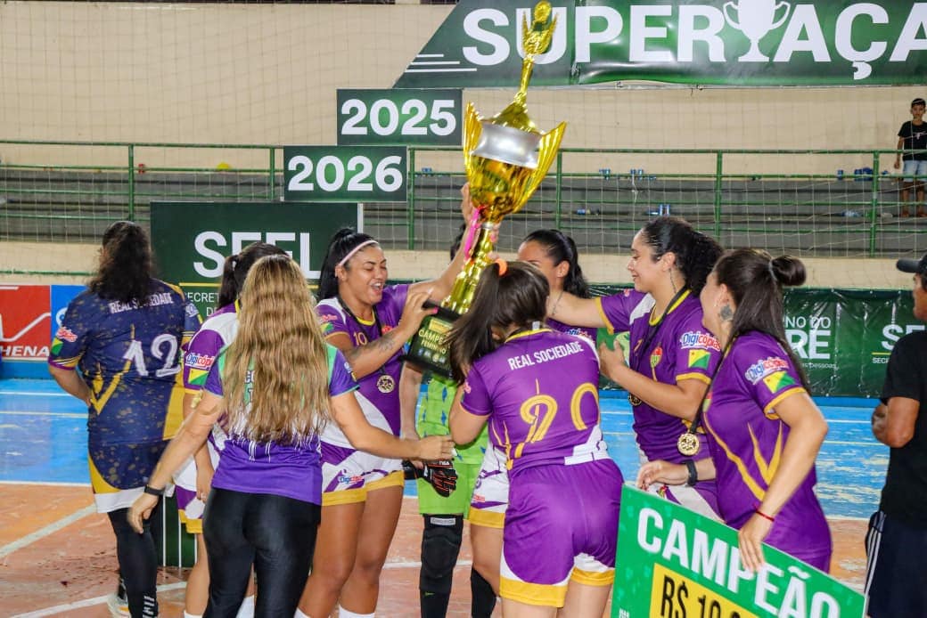 Brasiléia conquista Supertaça de Futsal e leva prêmio de R$ 10 mil; título feminino fica com equipe de Rio Branco 2 Brasiléia conquista Supertaça de Futsal e leva prêmio de R$ 10 mil; título feminino fica com equipe de Rio Branco