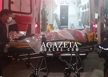 Moto colide com capivara em ramal e duas pessoas ficam feridas no interior do Acre