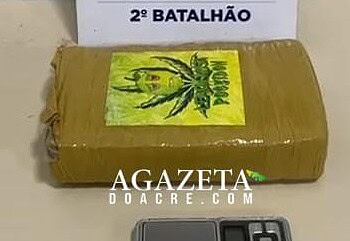 PM apreende cerca de 1 kg de skunk escondido em casa abandonada no bairro 6 de Agosto