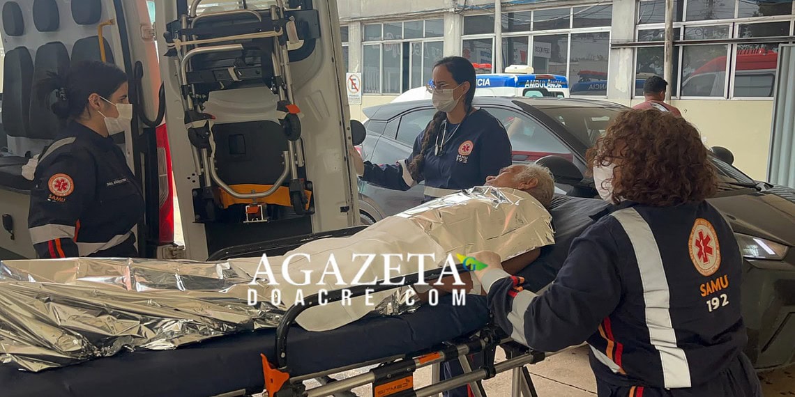 Idoso de 77 anos é esfaqueado no peito após discussão por dívida em Rio Branco