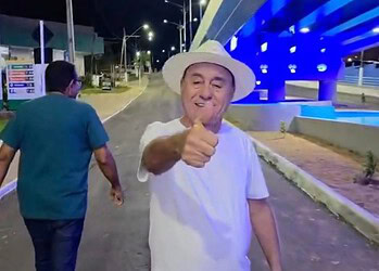 Bocalom mostra viaduto Mamédio Bittar durante a madrugada e confirma inauguração nesta sexta; VÍDEO 2 Bocalom mostra viaduto Mamédio Bittar durante a madrugada e confirma inauguração nesta sexta; VÍDEO