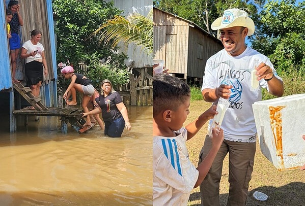 No Dia da Felicidade: ativistas sociais em Rio Branco mostram que uma vida feliz depende de dignidade e comida na mesa