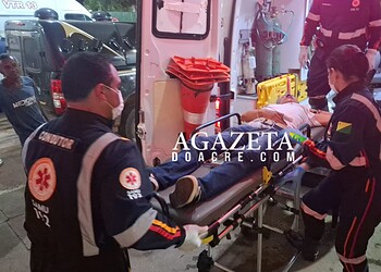 Vítima reage a assalto, leva tiro de raspão e sofre fraturas na capital 1 Vítima reage a assalto, leva tiro de raspão e sofre fraturas na capital